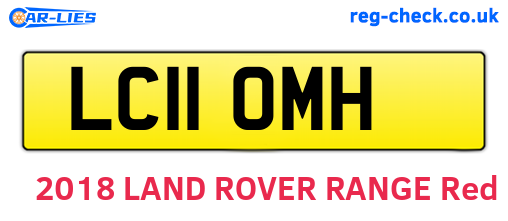 LC11OMH are the vehicle registration plates.
