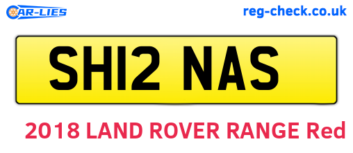 SH12NAS are the vehicle registration plates.
