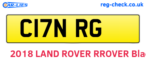 C17NRG are the vehicle registration plates.