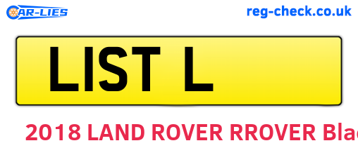 L1STL are the vehicle registration plates.