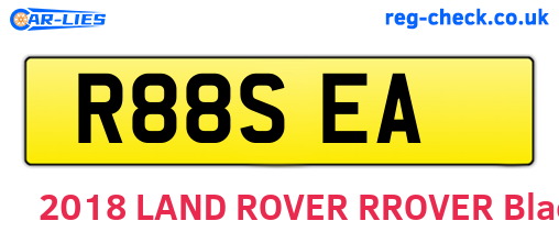 R88SEA are the vehicle registration plates.