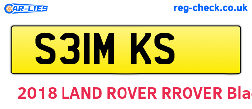 S31MKS are the vehicle registration plates.