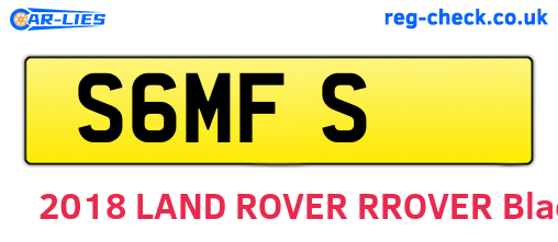 S6MFS are the vehicle registration plates.