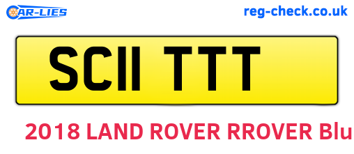SC11TTT are the vehicle registration plates.