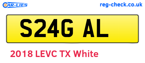 S24GAL are the vehicle registration plates.