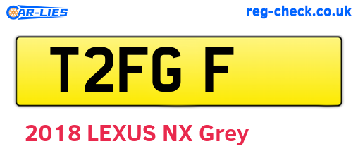 T2FGF are the vehicle registration plates.