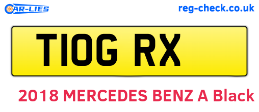 T10GRX are the vehicle registration plates.