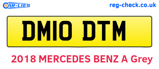 DM10DTM are the vehicle registration plates.