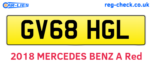 GV68HGL are the vehicle registration plates.