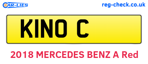 K1NOC are the vehicle registration plates.