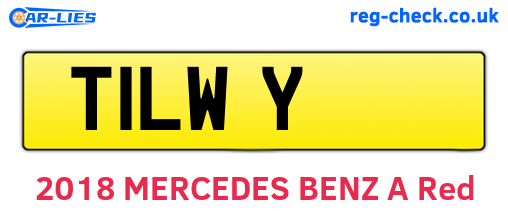T1LWY are the vehicle registration plates.