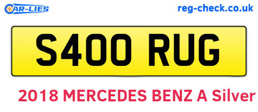 S400RUG are the vehicle registration plates.