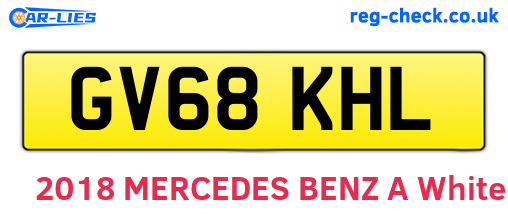 GV68KHL are the vehicle registration plates.