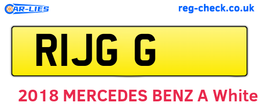 R1JGG are the vehicle registration plates.
