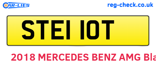 STE110T are the vehicle registration plates.