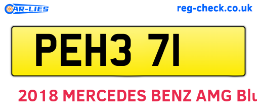 PEH371 are the vehicle registration plates.
