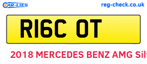 R16COT are the vehicle registration plates.