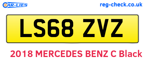 LS68ZVZ are the vehicle registration plates.