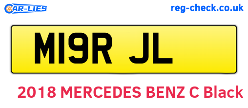 M19RJL are the vehicle registration plates.