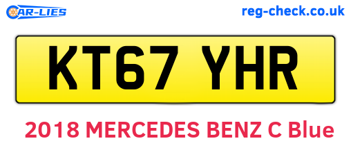 KT67YHR are the vehicle registration plates.