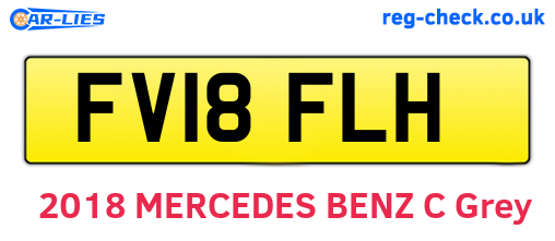 FV18FLH are the vehicle registration plates.