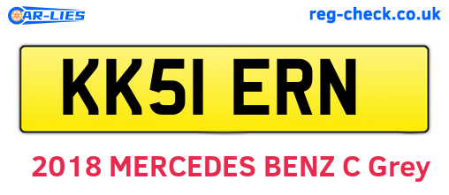 KK51ERN are the vehicle registration plates.