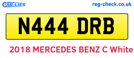 N444DRB are the vehicle registration plates.