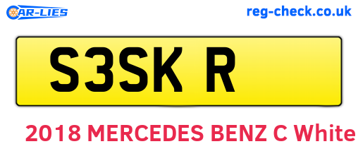 S3SKR are the vehicle registration plates.