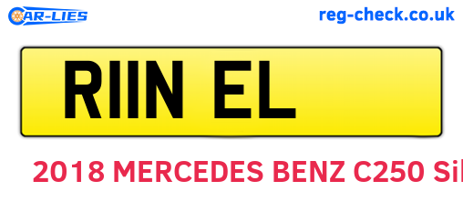 R11NEL are the vehicle registration plates.