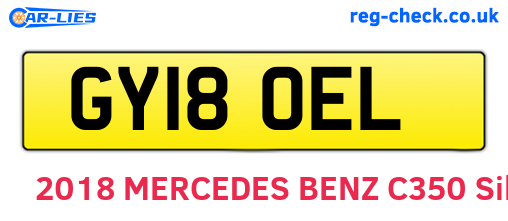 GY18OEL are the vehicle registration plates.