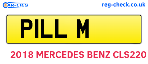 P1LLM are the vehicle registration plates.