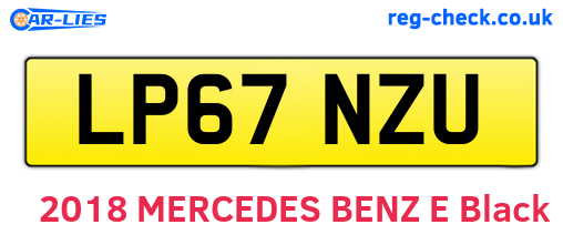 LP67NZU are the vehicle registration plates.