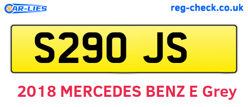 S29OJS are the vehicle registration plates.