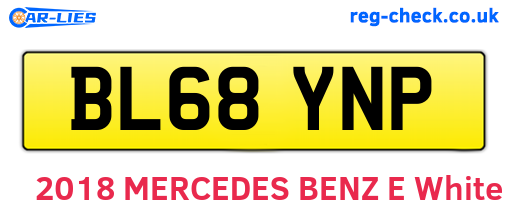 BL68YNP are the vehicle registration plates.