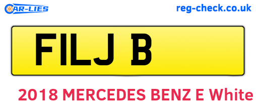 F1LJB are the vehicle registration plates.