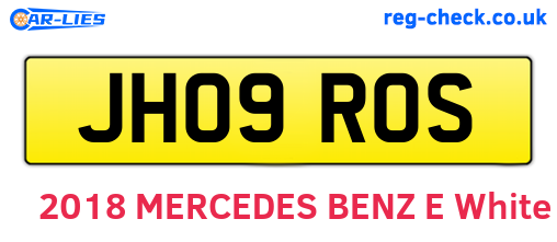JH09ROS are the vehicle registration plates.