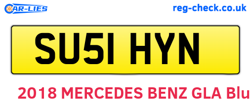 SU51HYN are the vehicle registration plates.