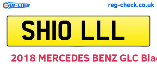SH10LLL are the vehicle registration plates.
