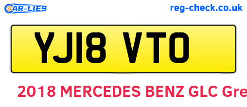 YJ18VTO are the vehicle registration plates.