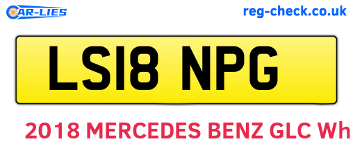 LS18NPG are the vehicle registration plates.