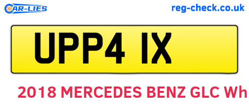 UPP41X are the vehicle registration plates.
