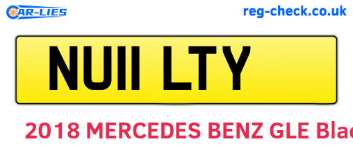 NU11LTY are the vehicle registration plates.