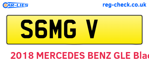 S6MGV are the vehicle registration plates.