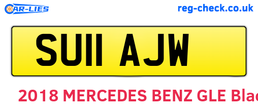 SU11AJW are the vehicle registration plates.