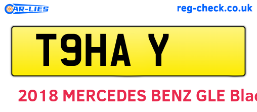 T9HAY are the vehicle registration plates.