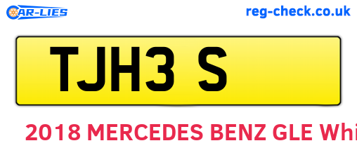 TJH3S are the vehicle registration plates.