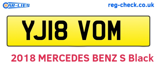 YJ18VOM are the vehicle registration plates.