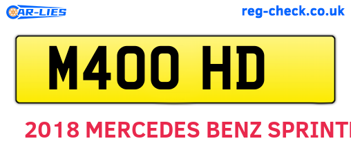 M40OHD are the vehicle registration plates.