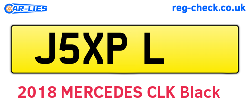 J5XPL are the vehicle registration plates.