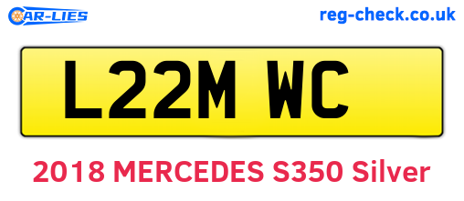 L22MWC are the vehicle registration plates.